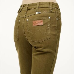 Wrangler Women's Olive Green Jeans